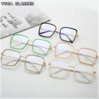 Big Size Square Glasses Frame Oversized Optical Eyeglasses Anti-blue Light Computer Eyewear Fashion Vintage Spectacle