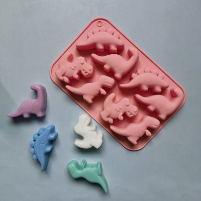 【CW】☈❀☒  Silicone Mold Baking Kid Cartoon Chocolate Tray Candle Making Tools Decorating