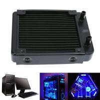 1Pc Full Aluminum 120mm Water Cooling Radiator 18 Channels CPU-120 For Computer LED Water Cooling Heatsinks