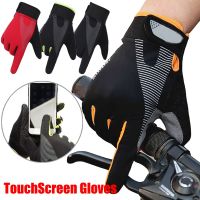 hotx【DT】 Cycling Gloves TouchScreen Men Breathable Anti-Slip Warm Hiking