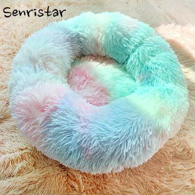 [pets baby] Winter NewDog Bed For Small Medium Large Dog Cat Soft Plush Lounger Round KittenDog Bed Mat Pet Dog Kennel