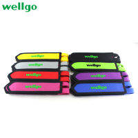 1คู่ Wellgo ขี่จักรยานเหยียบเข็มขัด MTB จักรยานเหยียบสุนัขปากปก Drawstring ผ้าพันแผลห่วงเข็มขัดจักรยานเท้าแขนคงที่เหยียบ