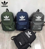 ADIDASกระเป๋าเป้สะพายหลังผู้ชายและผู้หญิงใหม่กระเป๋าคอมพิวเตอร์กระเป๋าเป้สะพายหลังกีฬา(สินค้าขนาดกว้าง30cmสูง45cm)