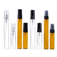 【YF】☸✇۩  5pcs 2ML 2.5ML 3ML 5ML 10ML Spray Bottle Refillable Perfume Atomizer Small Glass