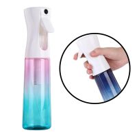 300ML High Pressure Continuous Fine Mist Gradient Color Spray Bottle Refillable Hairdressing Spray Empty Bottle