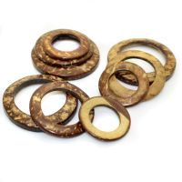 Wholesale 30mm / 38mm / 44mm Natural Coconut Shell Circle Ring Connection Bags Belt Buckles DIY