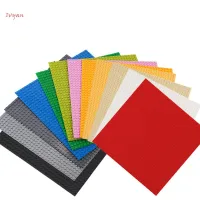 IVYAN 2525ซม. ของขวัญวันเกิดของเล่นแบบต่ออิฐ32X32จุดบล็อกตัวต่อของเล่นก่อสร้างประกอบแผ่นบล็อกแผ่นฐานอิฐ DIY ฐานจุดแผ่นฐานตัวบล๊อกแบบทำมือ