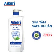Sữa tắm Sạch khuẩn Aiken Chiết Xuất Trà Xanh Thiên Nhiên 850g