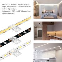 E15-89 10มม PCB แถบไฟ LED 10ชิ้นคลิปพร้อมสกรูสำหรับ WS2812B WS2811 COB SK6812ตัวยึดกลุ่มสายไฟตัวเชื่อมต่อแบบผูก