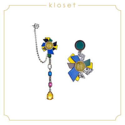 Kloset (SS18-ACC003) Windy Earrings  ต่างหู ต่างหูแฟชั่น ต่างหูดับเพรช ต่างหูห้อย ต่างหูเกี่ยว