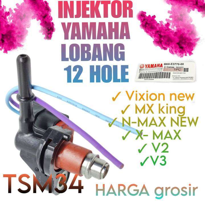 injektor injector Yamaha lobang 12 hole VIXION NEW /MX KING / V2 / V3