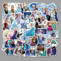 ✨พร้อมส่ง✨50 แผ่นFrozen 2 โฟรเซ่น 2 พีวีซี กันน้ำ สติ๊กเกอร์ sticker