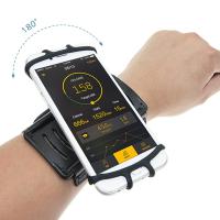 Sports Armband Case for X 8 7 Universal Rotatable Elastic Wrist Running Arm Band With Key Holder for 4-6 inch Phone