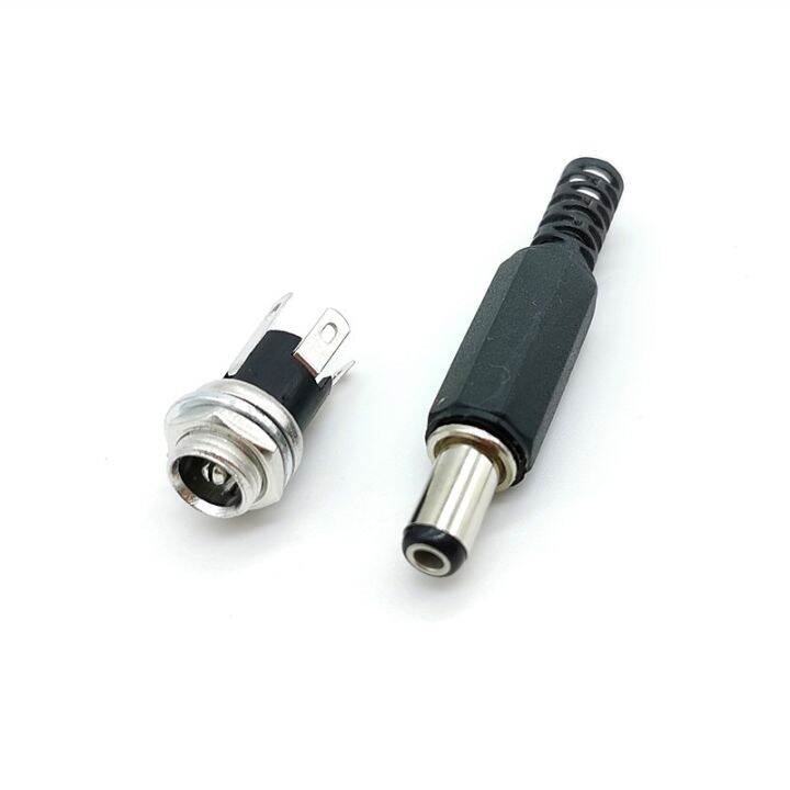 5-5mmx2-1mm-5-5x2-1mm-dc-power-supply-plug-connector-dc025m-female-metal-panel-mount-socket-jack-dc-connectors-terminal-adapter-wires-leads-adapters