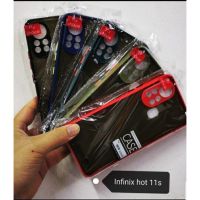 Case  Infinix Hot 11S เคสกันกระแทก ปุ่มสีผิวด้าน กันลอยกล้อง ขอบนิ่มหลังขุ่น infinix Hot11S [ ส่งจากไทย ]