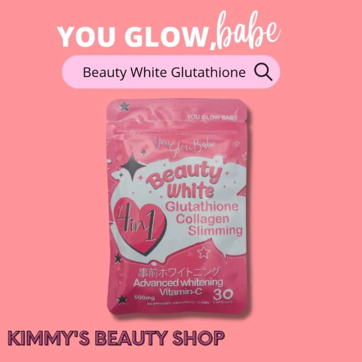 YOU GLOW, BABE GLUTATHIONE BEAUTY WHITE CAPSULE | Lazada PH