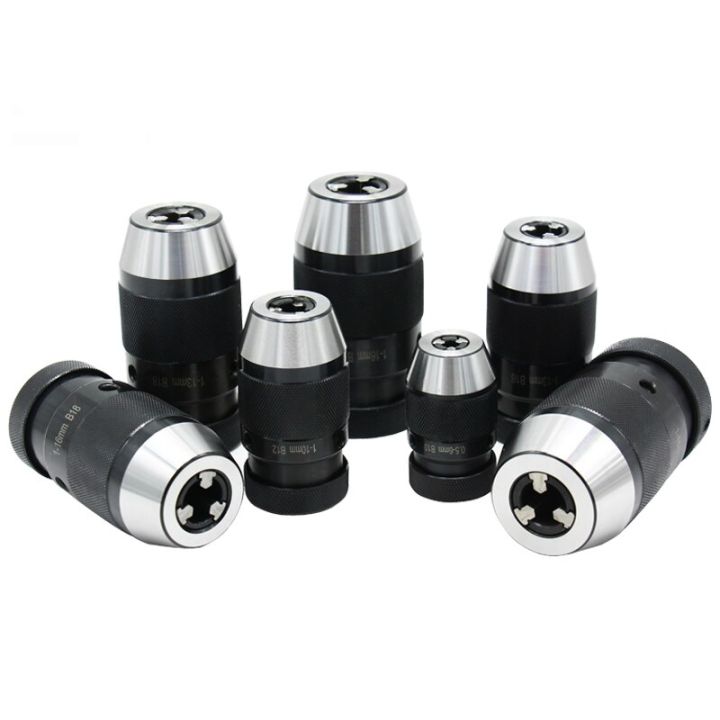1-16mm-b18-keyless-drill-chucks-mta3-arbor-morse-taper-quick-release-engraver-accessories-drills-drivers-drills-drivers