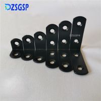 ¤✺ DZSGSP 90 Degree Right Angle Black Corner Code L Shape Fixed Bracket Connector Thickened Stainless Steellaminate Support