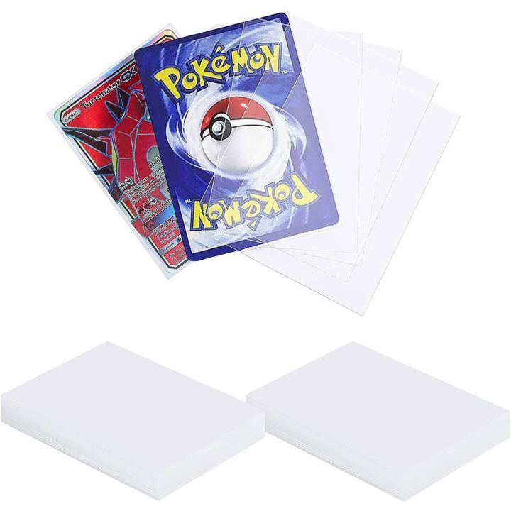 cw】 Pokemon Card Protector Sleeves Pokemon Card Transparent Case - 100pcs  Pokemon Card - Aliexpress 