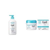 [ส่งตรงจากญี่ปุ่น] [สั่งซื้อชุด] ขวดปั๊ม Curel โลชั่นรายการเดียว410มล. และขวดครีม (ยังสามารถใช้สำหรับเด็กทารก) เดี่ยว90ก. 2แบบของแท้100% Gratis Ongkir