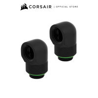 CORSAIR Cooler Hydro X Series 90 ° Rotary Adapter Twin Pack — Black