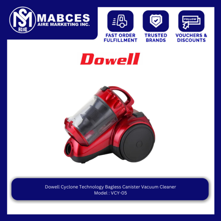 Dowell Cyclone Technology Bagless Canister Vacuum Cleaner VCY 05