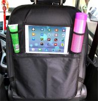 Car Seat Back Kick Mat Organiser Storage Bag Holder Hanging for iPad Tablet