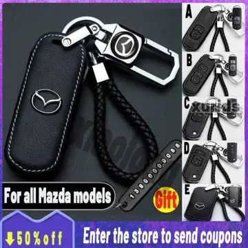 bochang Folding Car Key Shell For MAZDA 2 3 5 6 RX8 MX5 Flip Remote Key  Black Fob Case Cover 3 Buttons Key Car-Styling