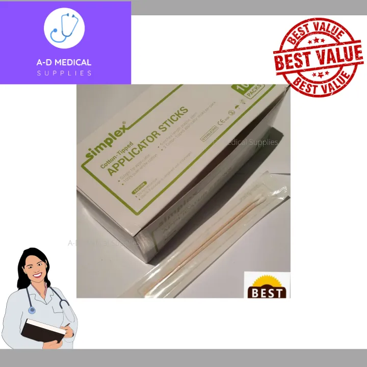 Cotton Tip Applicator Stick Sterile Lazada PH