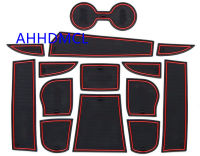 รถ Anti-Dirty Pad ประตู Groove Gate Slot ถ้วย Armrest Storage Pad Anti-Slip Mat สำหรับ Mazda CX-3