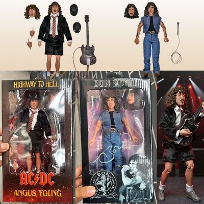 ZZOOI NECA Highway To Hell  Angus Young Bon Scott Action Figure Model Toys Decoration Movale Doll Christmas Gift