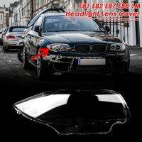 Side Headlight Cover Lens Housing for BMW E81 E82 E87 E88 2003-2011 Front head light lamp Shell Lampshade