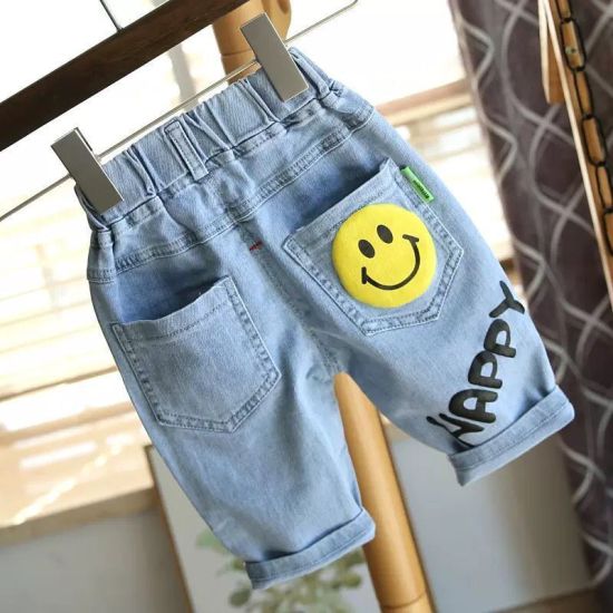 Diimuu summer fashion 2 3 4 5 6 7 8 years baby boys jeans shorts kids - ảnh sản phẩm 1