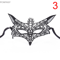 PCWFKEF Hot Black Lace Eye Mask ผู้หญิง Masquerade Ball เครื่องแต่งกายชุดแฟนซีใหม่