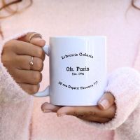 Ofr.paris Est.1996 Women Creative Water Cup Paris Letters Print Nordic Coffee Cups Colored Ceramics Mugs Big Juice Mugs