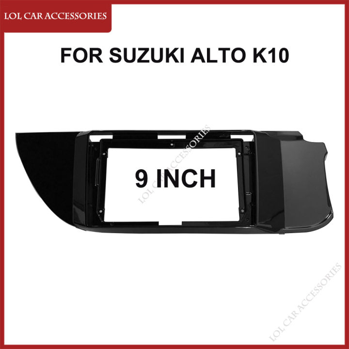 9นิ้วสำหรับ Suzuki AITO K10วิทยุรถ Android MP5เครื่องเล่นขวามือแผงปลอกกรอบ2din หัวหน้าหน่วยป้ายสเตอริโอ Dash ปก