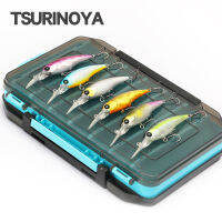 TSURINOYA ระงับ Minnow 60SP ชุด5.7G 6Pcs Fishing Lure Explorers SHAD Hard เหยื่อยาวหล่อ Pike Perch Chub Jerkbait Kit