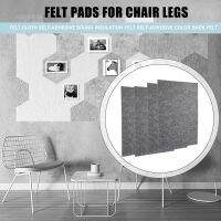 Self-Adhesive Felt Glides for Chairs, 5 mm Thick Chair Felt Glides for Furniture, Floor, Chair Legs Pack of 4