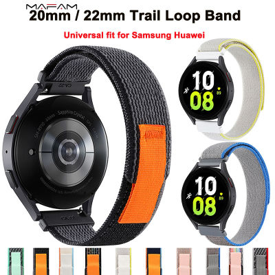 มาฟามา【💓เลือกที่ดีที่สุด】 Starp ใหม่❗สายคล้องสำหรับ Samsung Galaxy Watch 4/5 Pro 45Mm,สาย S3 2 Trail Loop Coorea สร้อยข้อมือนาฬิกา HUAWEI GT 2/2e/Pro