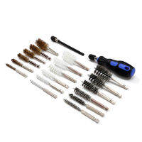 20Pcs Long Quick Release Screwdriver Extension Bar Brushes Set Autos Machines Long Reach Polishing Cleaning