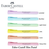 ปากกาเน้นข้อความ คละสี แพ็ค5ด้าม Faber-Castell Slim Pastel