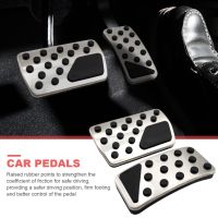 2Pcs Accelerator Pedal Pad Stainless Steel Accelerator Pedal Cover Interior Accessories for Jeep Wrangler Compass Grand Cherokee Pedal Accessories