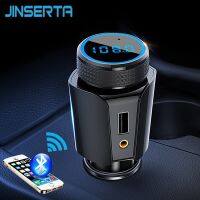 Jinserta เครื่องเล่น Mp3ในรถยนต์อเนกประสงค์บลูทูธไร้สายแบบแฮนด์ฟรีตัวควบคุมตัวส่งสัญญาณ Fm Aux Tf แฟลช Sd ตัวรับสัญญาณเพลงอะแดปเตอร์