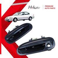 ที่จับประตูด้านนอกสีดำเรียบสำหรับ1996-2000 Honda Civic แทนที่72140-S04-003 72140-S04-0030 72140-S01-013 72140-S00-004