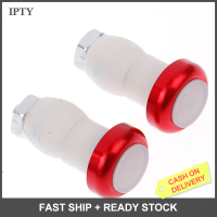 IPTY 1คู่จักรยานจักรยานปลอดภัยเลี้ยวสัญญาณจับบาร์ปลายปลั๊กไฟ LED สีแดง