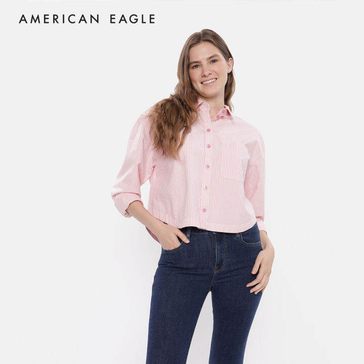 american-eagle-cropped-oxford-button-up-shirt-เสื้อเชิ้ต-ผู้หญิง-อ็อกฟอร์ด-ครอป-nwsb-035-5265-615