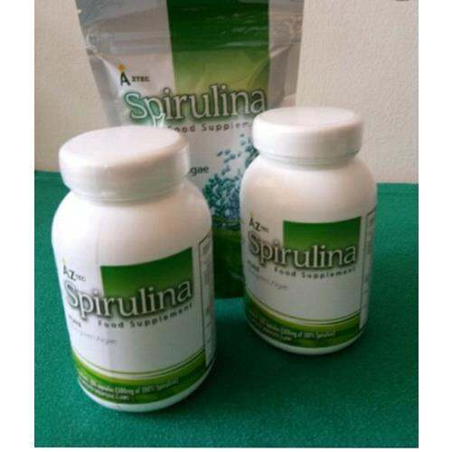 AZTEC Spirulina Food Supplement 100 capsules 30 capsules A superior