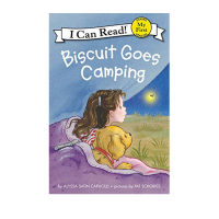 Biscuit dog biscuit dog English picture book Wang Peiying book list biscuit goes camping Wang Peiying recommended book list 4-8-year-old biscuit dog childrens English story book picture book