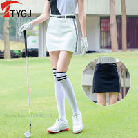 TTYGJ ฤดูร้อนหญิง Anti-Empty กระโปรงกอล์ฟสุภาพสตรีแยก A-Line กระโปรงผู้หญิง Elastic Slim Mini Skort Breathable Golf กางเกงขาสั้น XS-XL