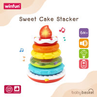 ของเล่นเสริมพัฒนาการสำหรับเด็ก Sweet Cake Stacker จาก Winfun